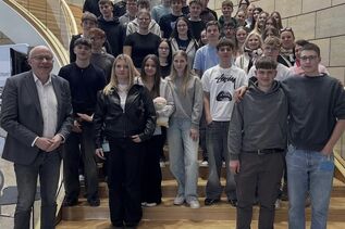 Besuch im Landtag Nordrhein-Westfalen in Düsseldorf